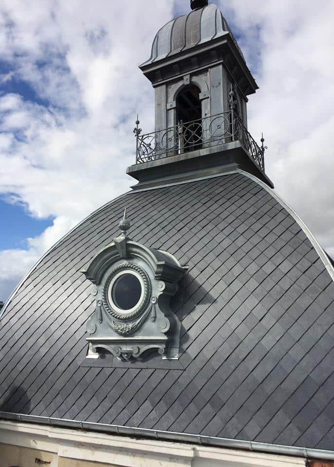 Tagrenderens og skifertag af professionel blikkenslager